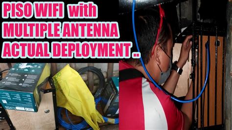 PISO WIFI Multiple Antenna Actual Installation or Many more.